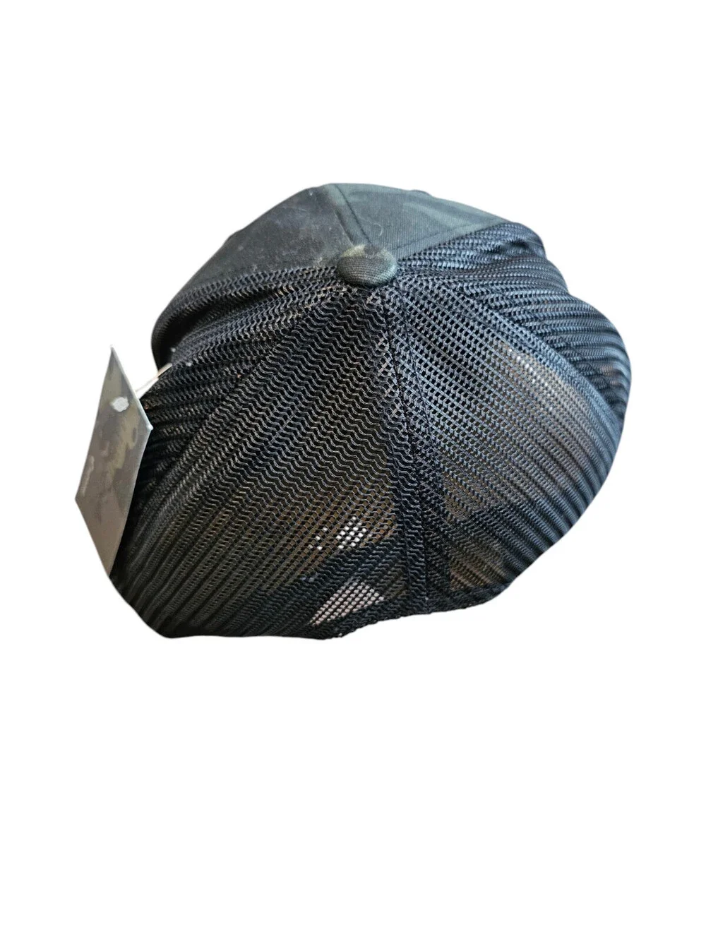 Steel Rhino MultiCam Mens Black trucker hat Camo Print Snap Back